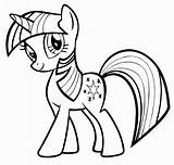 Pony Little Coloring Pages Color Print sketch template