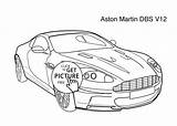 Aston Dbs V12 Freecoloringpages sketch template