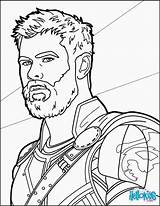 Thor Ragnarok Coloring Pages Print Avengers Color Marvel Hellokids Movie Online sketch template
