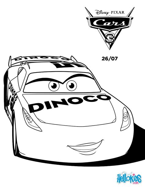 gambar cars sally carrera coloring page freebies pinterest dinoco pages