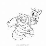 Jumba Lilo Xcolorings sketch template