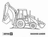 Pages Construction Coloring Lego Hoe Backhoe Drawing Sketch Template Getcolorings Color sketch template