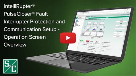 intellirupter pulsecloser fault interrupter software  operation screen overview youtube