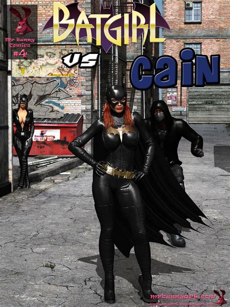 mrbunnyart batgirl vs cain batman english