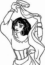 Esmeralda Hunchback Getdrawings sketch template