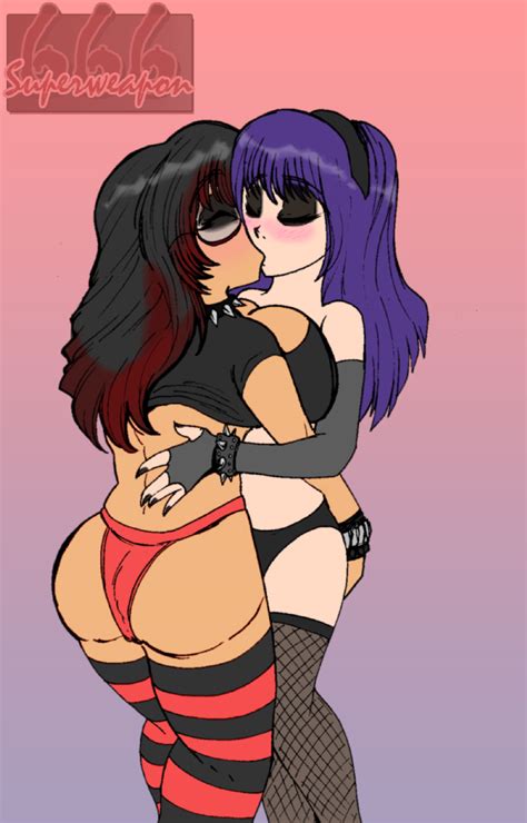 Goth To Have A Kiss By Superweapon666 Hentai Foundry