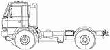 Blueprints Tatra T815 4x4 2007 Heavy Truck sketch template