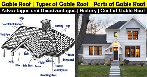 gable roof types  gable roof parts advantages disadvantages