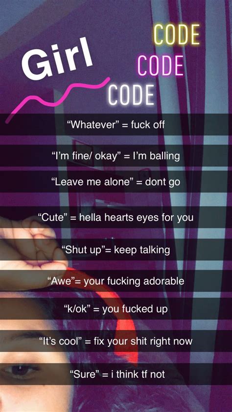 girl code🤍 girl code quotes girl code girl language