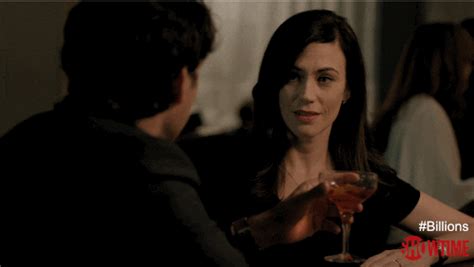 maggie siff drinking by showtime find and share on giphy