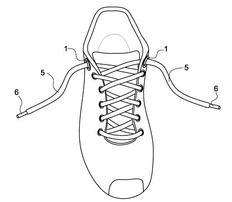patent  skateboarders shoelace clamp  methods