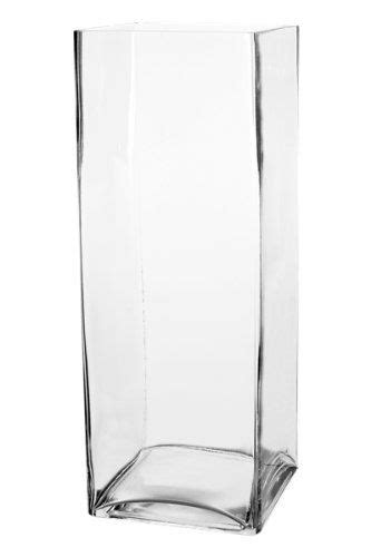 Square Vase Clear Glass H16 Open 6 X 6 4 Pcs Read More Reviews Of
