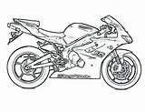 Coloriage Motorbike Procoloring Imprimer Sportbike sketch template