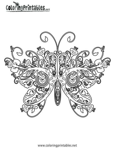 butterfly coloring page printable  ajakhar  deviantart