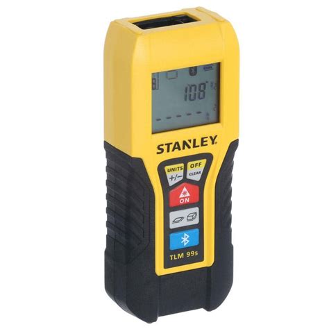 stanley bluetooth laser distance measurer stht  home depot