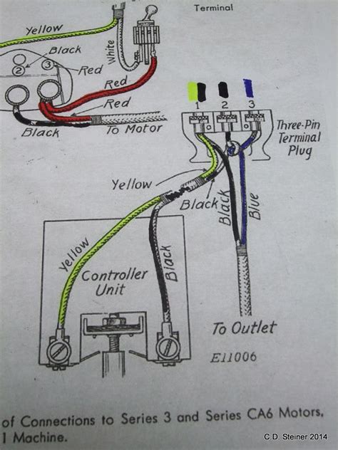 sewing machine foot pedal wiring diagram