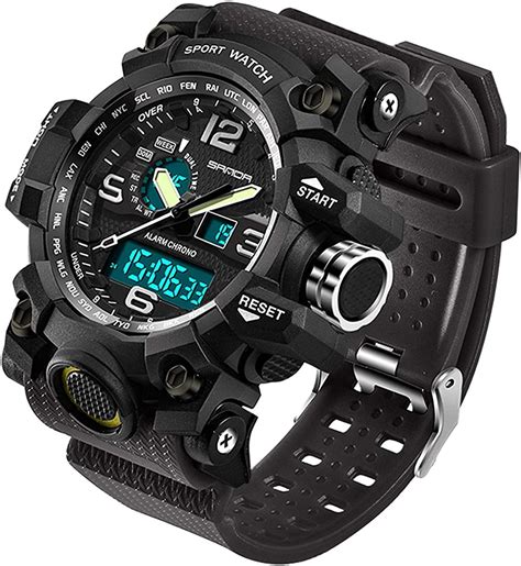 amazoncom military watches  men tactical waterproof outdoor sports  analog digital