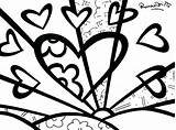 Britto Romero Coloring Pages Para Getcolorings Colouring sketch template