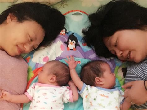 undaunted by china s rule book lesbian couple has twins