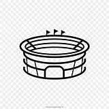 Stadium Clip Coloring Drawing Book Save Football Favpng sketch template