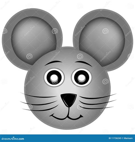 smiling mouse stock illustration illustration  cartoon