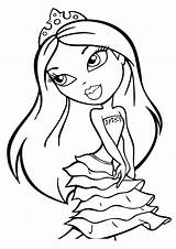 Coloring Bratz Pages Printable Print Girls Cool Cliparts Kids Princess Cartoon Color Clipart Soon Owl Well Colouring Boo King Para sketch template
