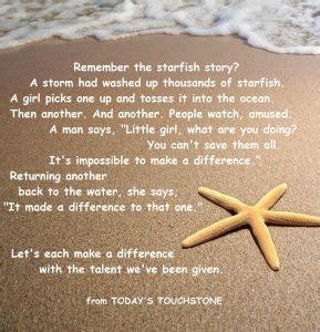 starfish story  making  difference starfish poem starfish
