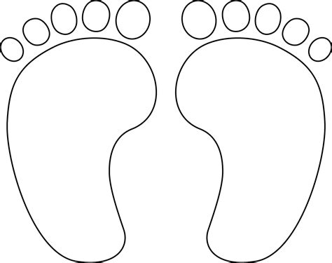 printable feet template classles democracy
