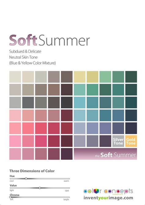 soft summer color palette florabaccom