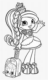 Shopkins Coloring Pages Girls Shoppies Girl Fancy Excelent Shopkin Iiris Clipart Pngitem Resolution Size Popular Clipartkey sketch template