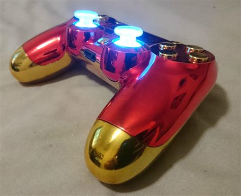 custom iron man ps controller gaming