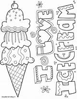 Summertime Coloring Pages Para Ice Cream Printable Dibujos Colorear Printables Disney Helado Doodles Mandalas Tablero Seleccionar Faciles Un Classroomdoodles Dibujar sketch template