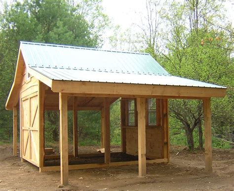 Lean To Pole Barn Plans