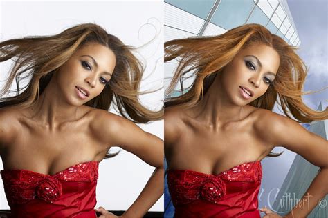 Beyonce Before And After A Photo On Flickriver