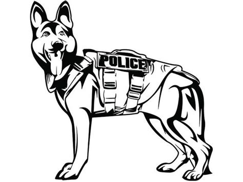 police dog coloring pages az sketch coloring page