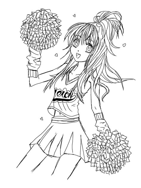 coloring sheets  cheer leaders clip art library