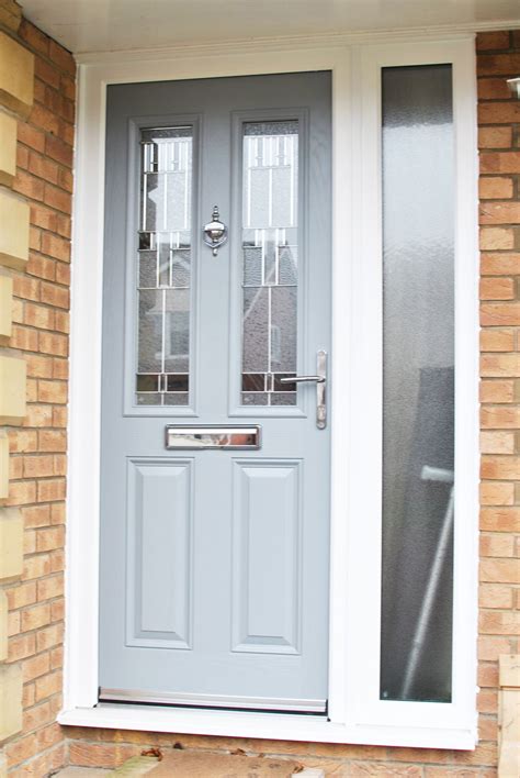 light grey front door image