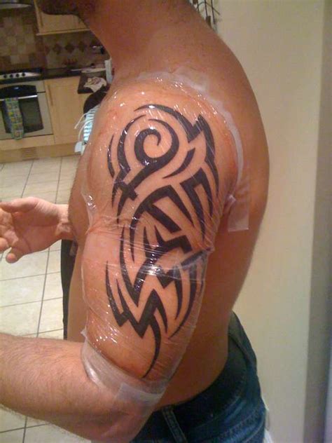 awesome tribal chest  sleeve tattoo fresh tattoo ideas