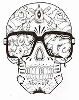 Graffiti Characters Skull Cliparts Drawing Girl Related Inspirational Cool Clipart Library Favorites Add sketch template