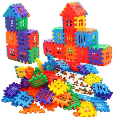 dejun interlock blocks toys kids building blocks set construction