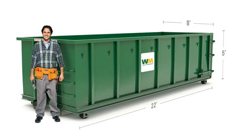 dumpster rental sizes waste management