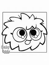 Coloring Monsters Moshi Pages Kids Printable Bright Colors Favorite Choose Color sketch template
