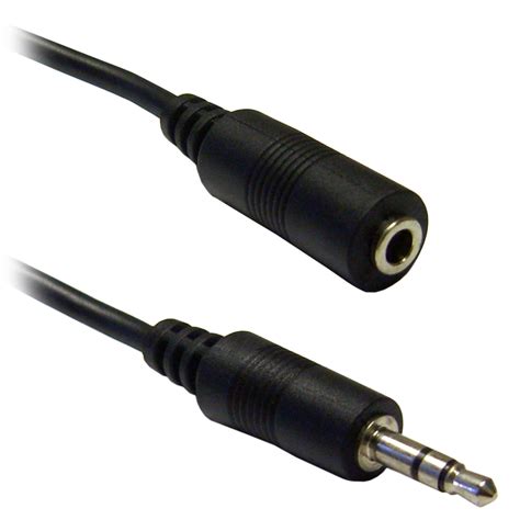 ft mini mm stereo extension cable male  female mm