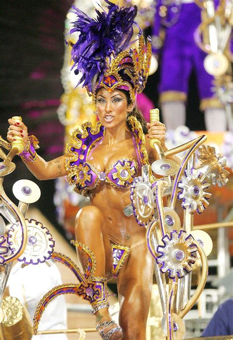 Brazilian Carnival Float Samba Dancer Carnival Girl