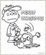 Christmas Coloring Charlie Brown Pages Printable Funny Kids Print Liked Hope Start Choose sketch template