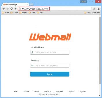 webmail access email  internet website web designs