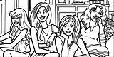 Archie Coloring Girls Wecoloringpage sketch template