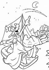 Coloring Printable Pages Camp Camping Goofy Summer Comet Spots sketch template