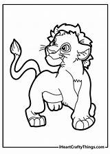 Lion Cub Iheartcraftythings sketch template