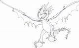Stormfly Dragon Train Drawing Draw Easy Finished Line Step Steps Wings Drawinghowtodraw sketch template